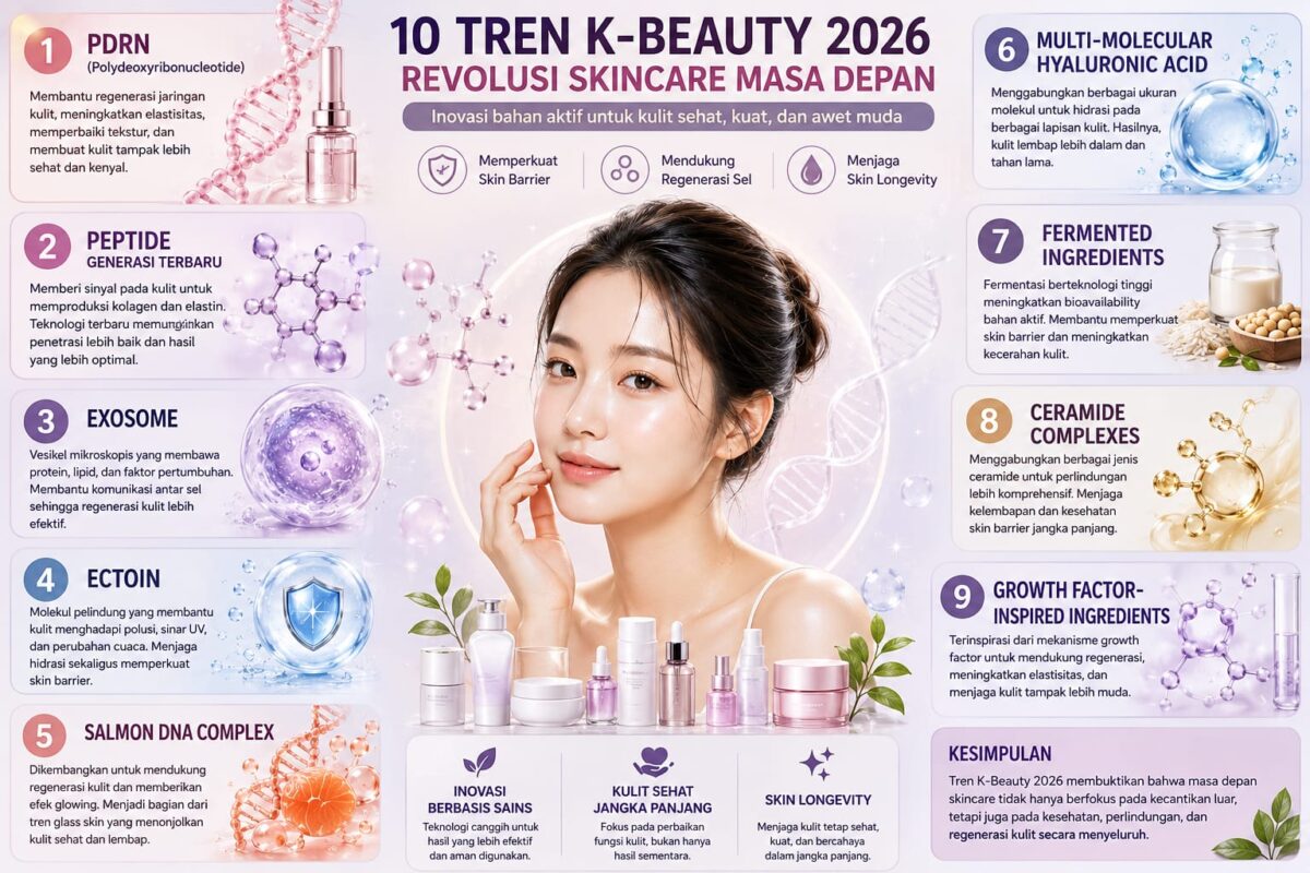 10 Tren K-Beauty 2026 Revolusi Skincare Masa Depan