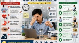Pekerja Kantoran Rentan Penyakit Akibat Gaya Hidup Sedentari