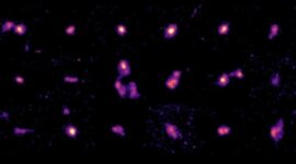 Potret 18 galaksi dari survei ALPINE-CRISTAL-JWST, termasuk CRISTAL-02 (Foto: Andreas Faisst (Caltech) dan tim survei ALPINE-CRISTAL-JWST)