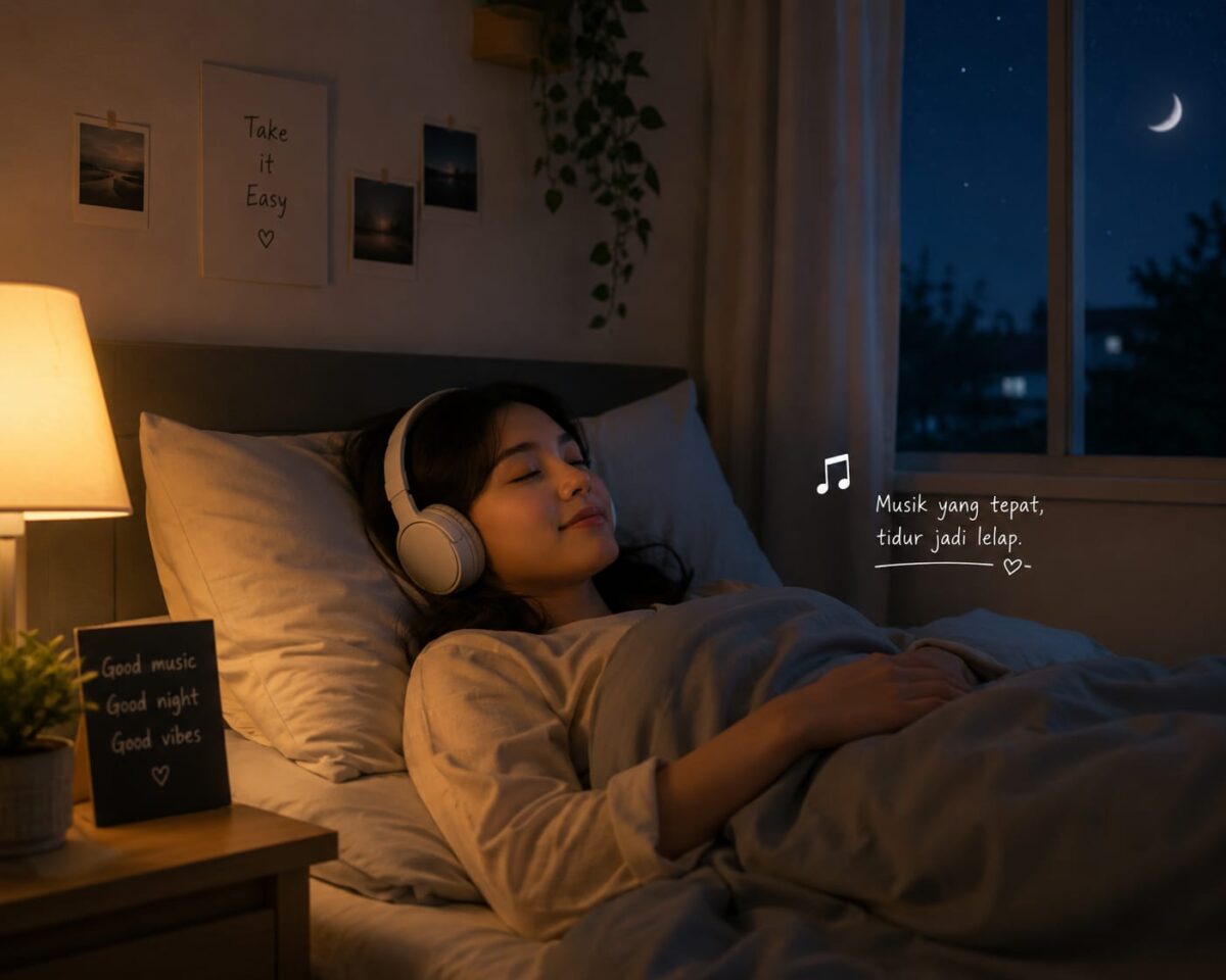 Rekomendasi Lagu Menemani Tidur Agar Istirahat Lebih Nyenyak
