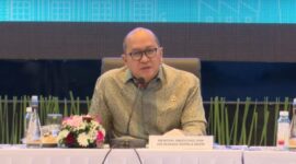 Menteri Investasi/Badan Koordinasi Penanaman Modal (BKPM) Rosan Perkasa Roeslani saat konferensi pers di Jakarta, Kamis, 23 April 2026 (Foto: tangkapan layar Kementerian Investasi)
