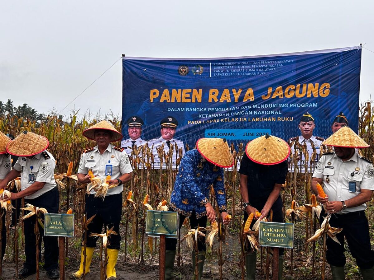 Lapas Labuhan Ruku Panen Raya Jagung