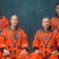 Empat astronot Artemis III NASA (dari kiri ke kanan): Andre Douglas, Luca Parmitano, Randy Bresnik, dan Frank Rubio (Foto: NASA)