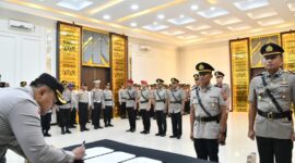 Empat Jabatan Strategis Polres Aceh Timur Berganti