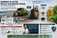 Sampah Plastik Diolah Jadi Bahan Bakar, Ini Tantangannya