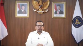 Kepala Badan Komunikasi Pemerintah (Bakom) RI, Muhammad Qodari, saat memberikan keterangan video resminya. (Foto: Tangkap Layar Video Bakom RI)