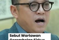 Dedy Sitorus Sebut Wartawan Segerombolan Sirkus