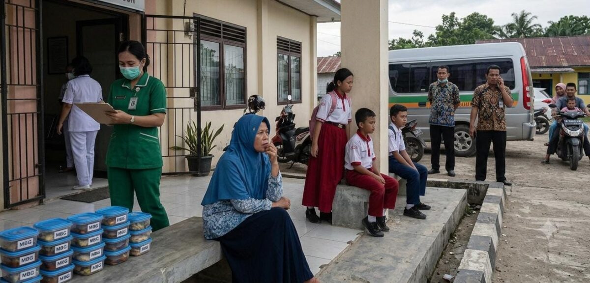 Puluhan siswa di Pulau Tengah, Kerinci, diduga mengalami mual, muntah, dan sakit perut usai mengonsumsi makanan Program MBG. Penyebabnya masih menunggu hasil penyelidikan.