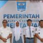 Bupati Kepulauan Mentawai Rinto Wardana (kiri) dan Wakil Bupati Jakop Saguruk (kanan) bersama Desprika Anggun (kedua dari kiri) dan Aspan Musa Rimata Samingilailai (ketiga dari kiri), Rabu 29 Juli 2026 (Foto: Diskominfo Mentawai)