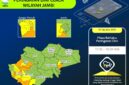 BMKG Jambi memperbarui peringatan dini cuaca 4 Agustus 2026. Hujan lebat disertai petir dan angin kencang berpotensi melanda Kerinci, Sungai Penuh, Merangin, hingga Kota Jambi sampai pukul 19.30 WIB.