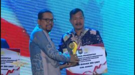 Kabupaten Kerinci meraih Terbaik II Program 3 Juta Rumah Regional Sumatera 2026 dan mendapat alokasi 250 unit bedah rumah.