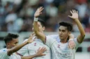 Pemain Garudayaksa FC,David Maulana saat merayakan golnya saat jumpa Java United di Stadion Jatidiri Semarang, Minggu 6 September 2026. (Foto: Garudayaksa FC)