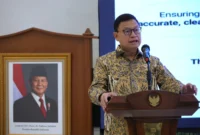 Kepala BPOM Taruna Ikrar saat memberikan keynote speech dalam Workshop Internasional Widyakarya Nasional Pangan dan Gizi (WNPG) XII di Bappenas, Jakarta, Kamis 10 September 2026 (Foto: BPOM)

