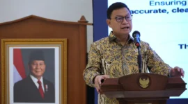 Kepala BPOM Taruna Ikrar saat memberikan keynote speech dalam Workshop Internasional Widyakarya Nasional Pangan dan Gizi (WNPG) XII di Bappenas, Jakarta, Kamis 10 September 2026 (Foto: BPOM)
