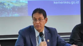 Dokumentasi. Menteri Keuangan Purbaya Yudhi Sadewa dalam kesempatan media briefing di Kantor Kemenkeu (Foto:RRI/Magdalena Krisnawati)