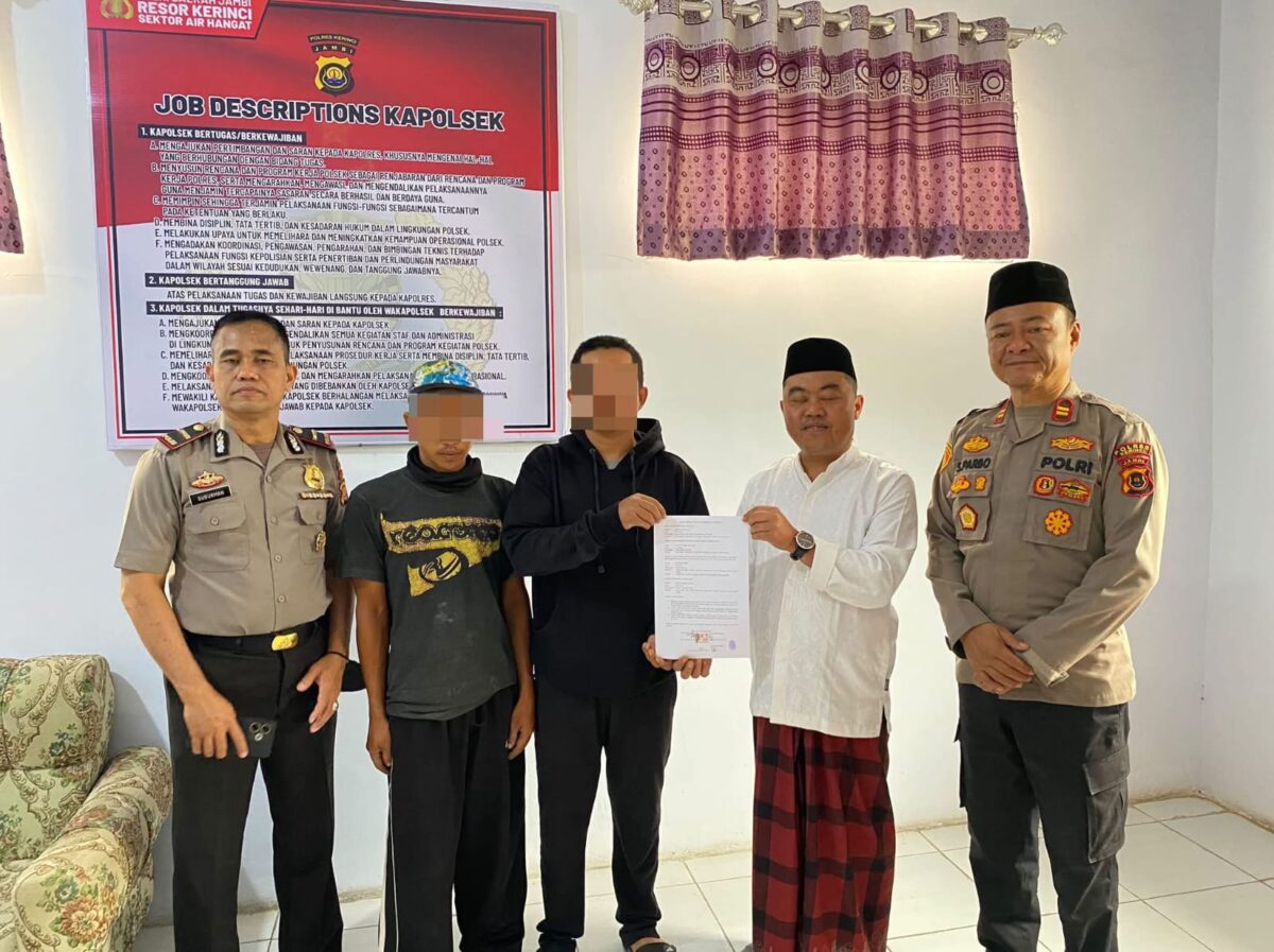 Korban dugaan pencurian gear sepeda di Desa Balai memilih memaafkan pemuda tersebut, sementara polisi mengimbau warga menghindari aksi main hakim sendiri.