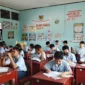 Suasana belajar-mengajar di dalam ruang kelas di salah satu sekolah SMA Negeri di Palangkaraya (Foto: Dokumentasi/RRI/Olivia Santika br Girsang)